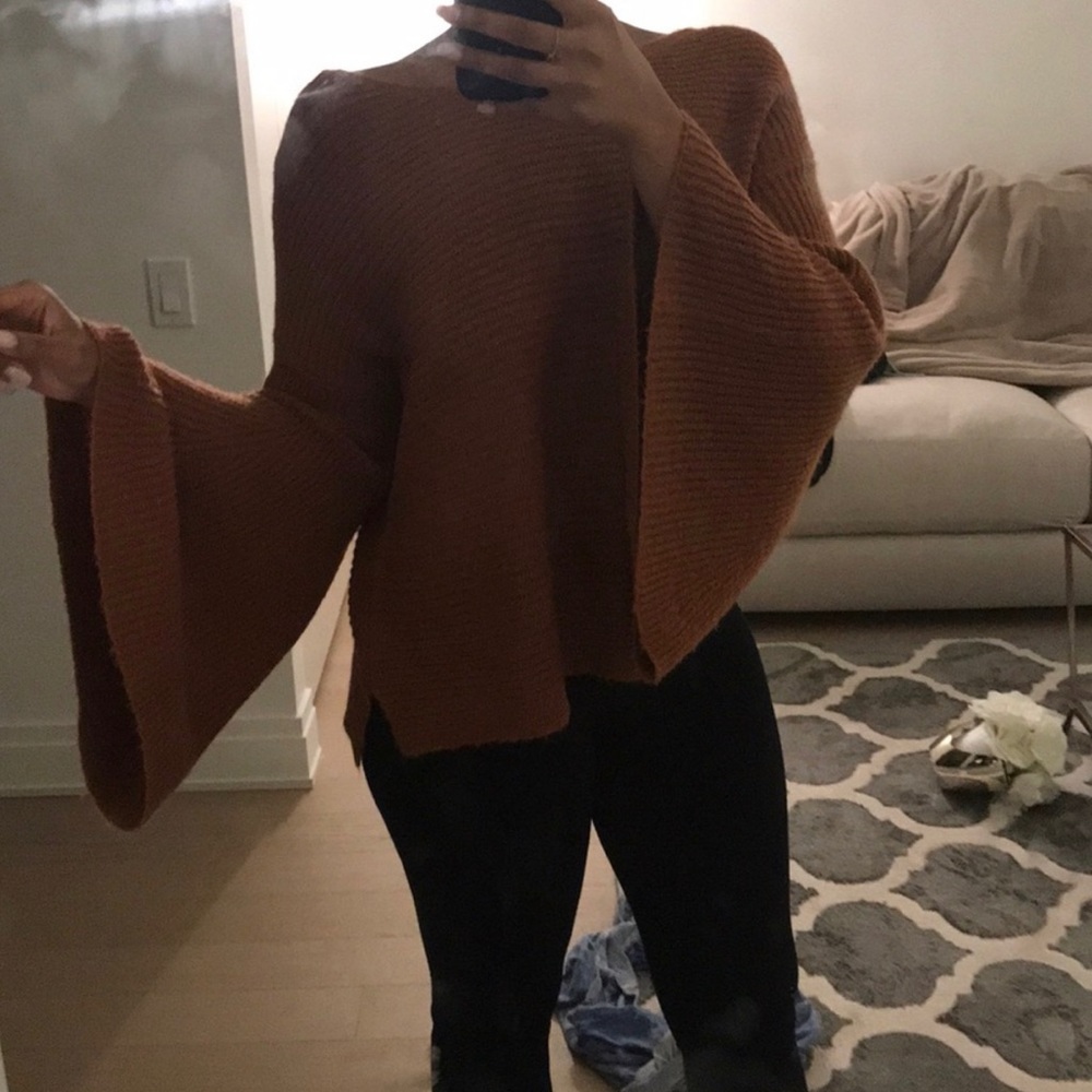 BP Knit Bell Sleeve Sweater